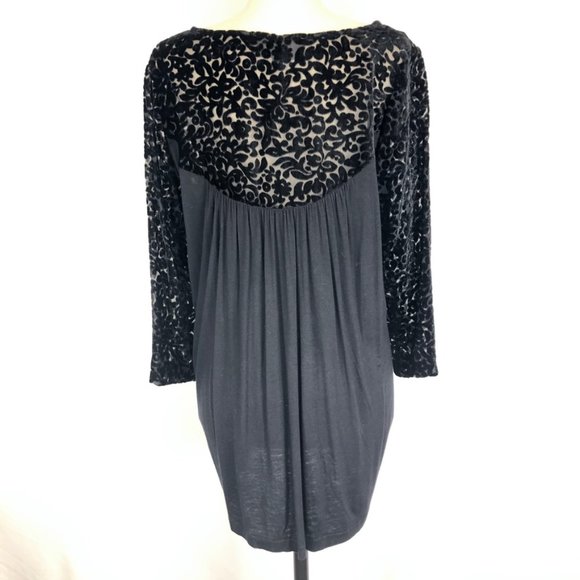 Sunday in Brooklyn Velvet Burnout Knit Top Anthro - Picture 2 of 8